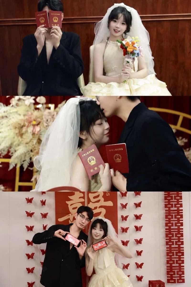 江苏新娘李娜婚礼前夜与前男友告别炮流出 清纯新娘穿着性感婚纱被爆操 骚穴灌满精子与老公参加婚礼 真够离谱-5