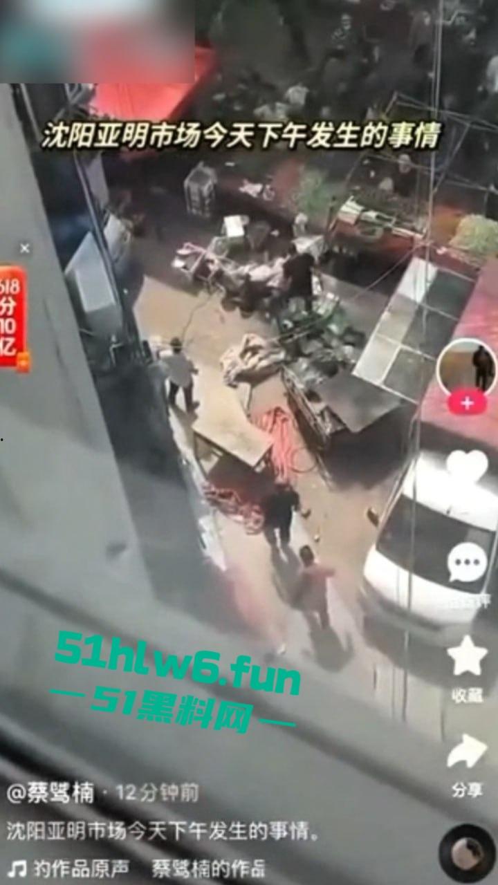 辽宁沈阳发生灭门惨案,在天山路亚明市场为争夺卖菜摊位产生冲突,男子拿猪肉刀当街杀害一家三口。-3