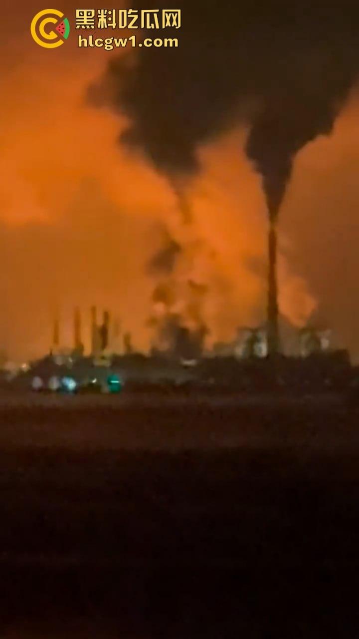 广东惠州大亚湾石化区核电站火光冲天 现场实拍视频流出 这是爆炸还是日出啊?-11