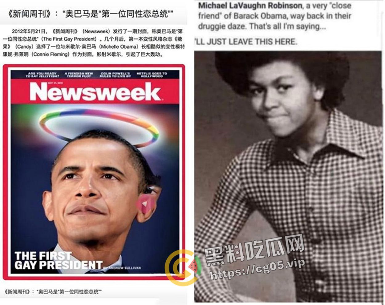 美国头条！奥巴马的妻子 “米歇尔”其实是个男人？同性恋秘密被公开？-5