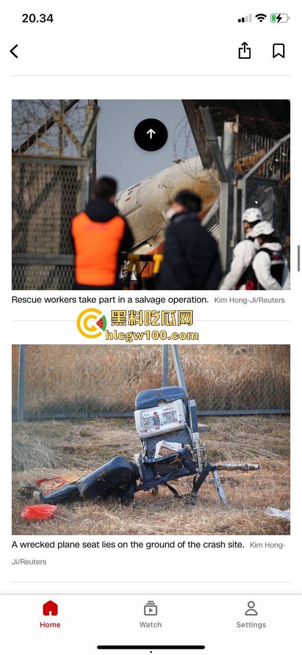 韩国济州航空坠机惨剧，因一只鸟导致181人中179人丧生，仅尾部保留形状，2名机组人员侥幸生还！-3