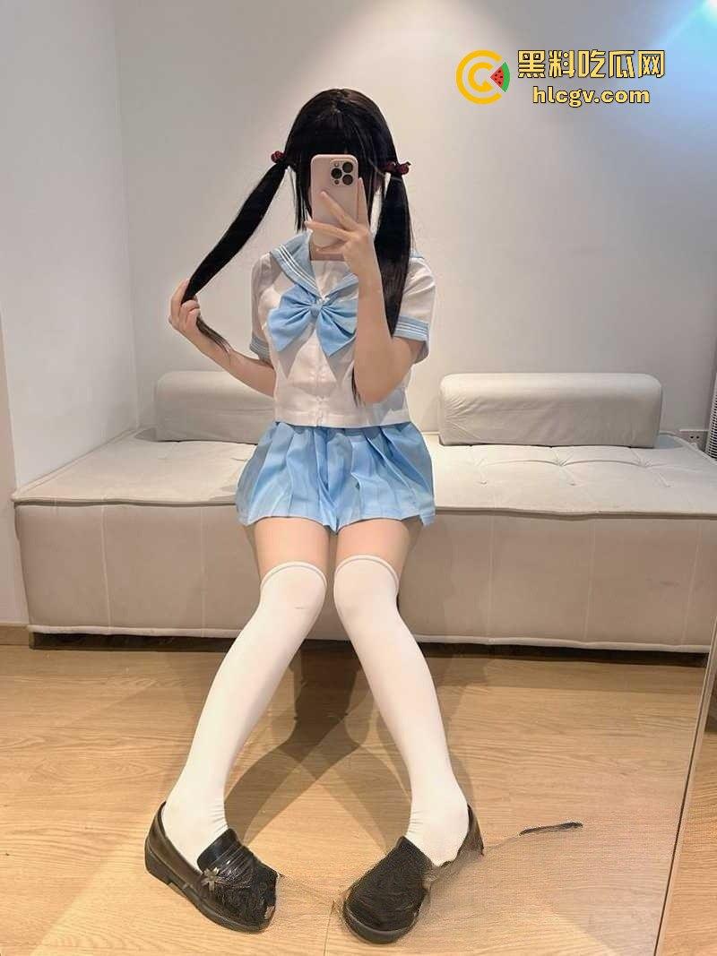 双马尾清纯萝莉『兔咪』变身SM玩物！链子拴住双马尾像遛狗一样操，嫩逼被操到哭喊，露骨视频流出！-6