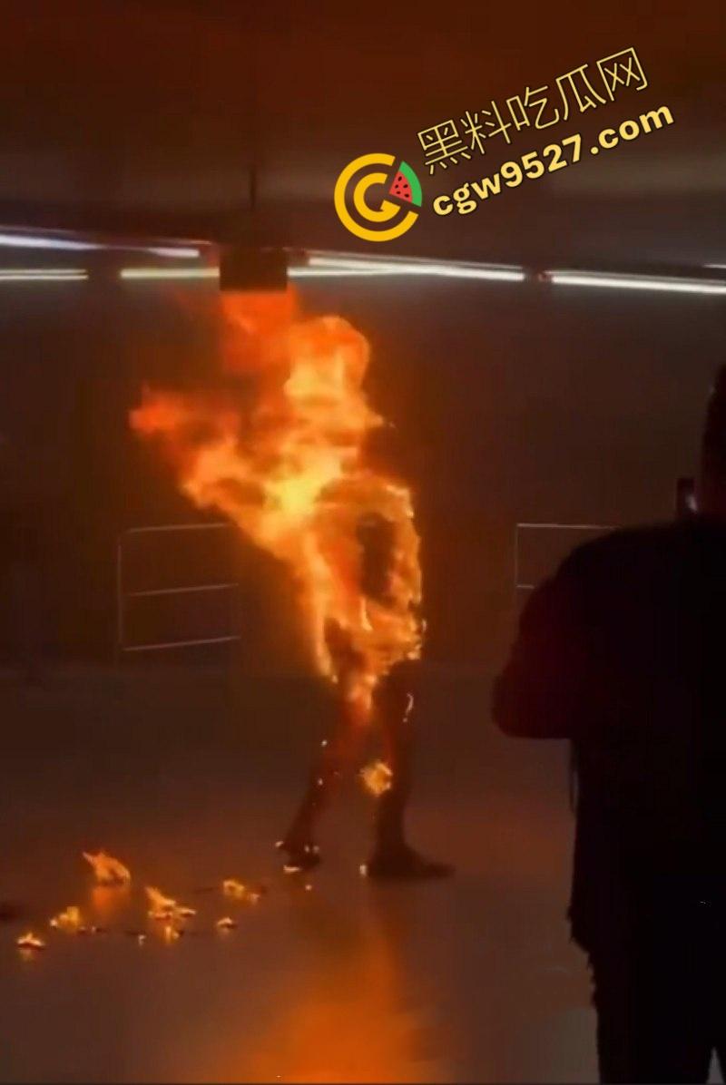 海外大瓜！惊悚画面曝光！巴西男子圣保罗地铁站瞬间自燃，身浇汽油与烈火共舞-2