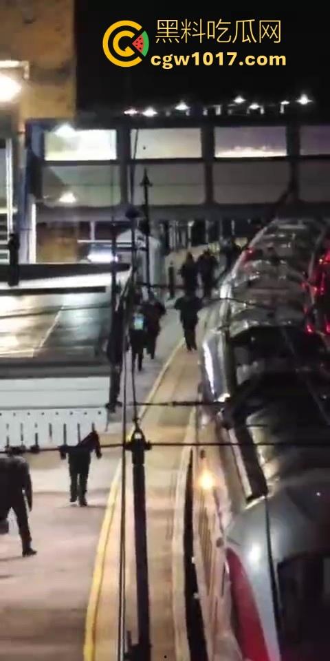 英国一火车发生持刀行凶事件!有多人被送往医院治疗,已有两人被警方逮捕,现场围满了警察像拍电影一样!-2