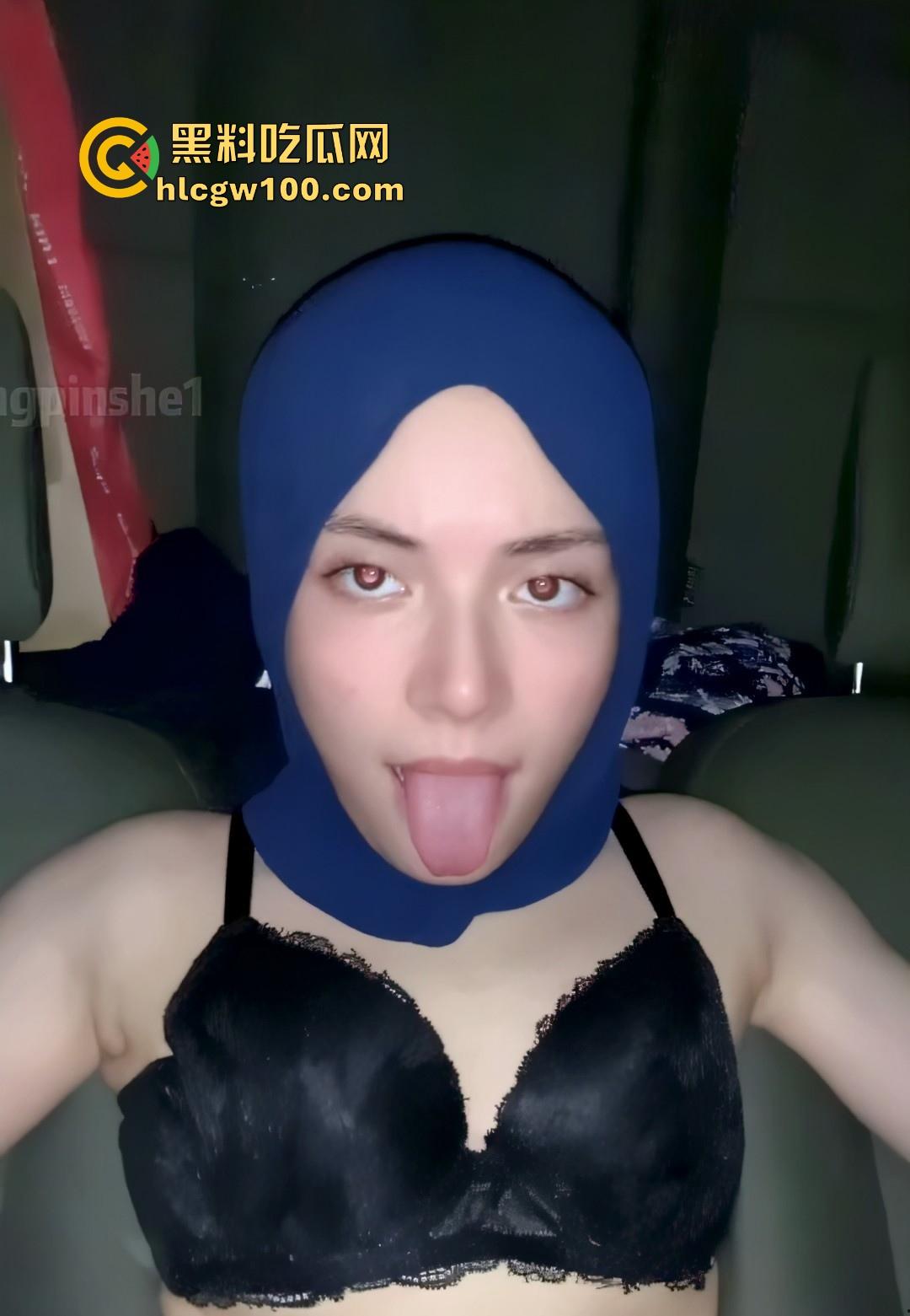 中东头巾女竟是淫荡小母狗,不雅视频流出,不是说中东女人很保守封建吗?-7