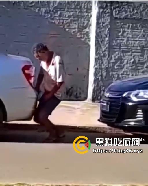 印度神奇的国度,大爷忘情与汽车排气管进行活塞运动 日了蜥蜴还能日排气管！-3