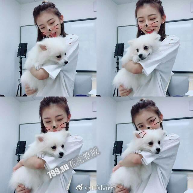 上海校花陈祎 上海师范大学 谢晋影视艺术学院 2015 级播音主持专业 性爱视频泄漏 表情极其销魂-5