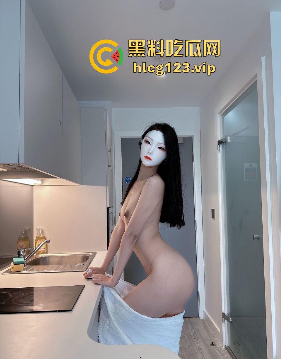 情侣嫩模SadMiss私拍泄密！面具加极品身材，吓人又撩人！-12