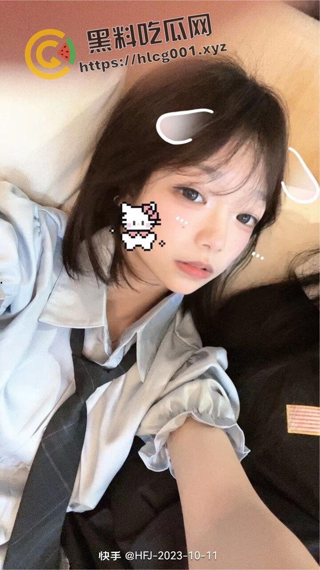 广东惠州技师学院【黄志琴】快手小网红 精神小妹反差自拍被男朋友流出 好东西就要大家一起看-6