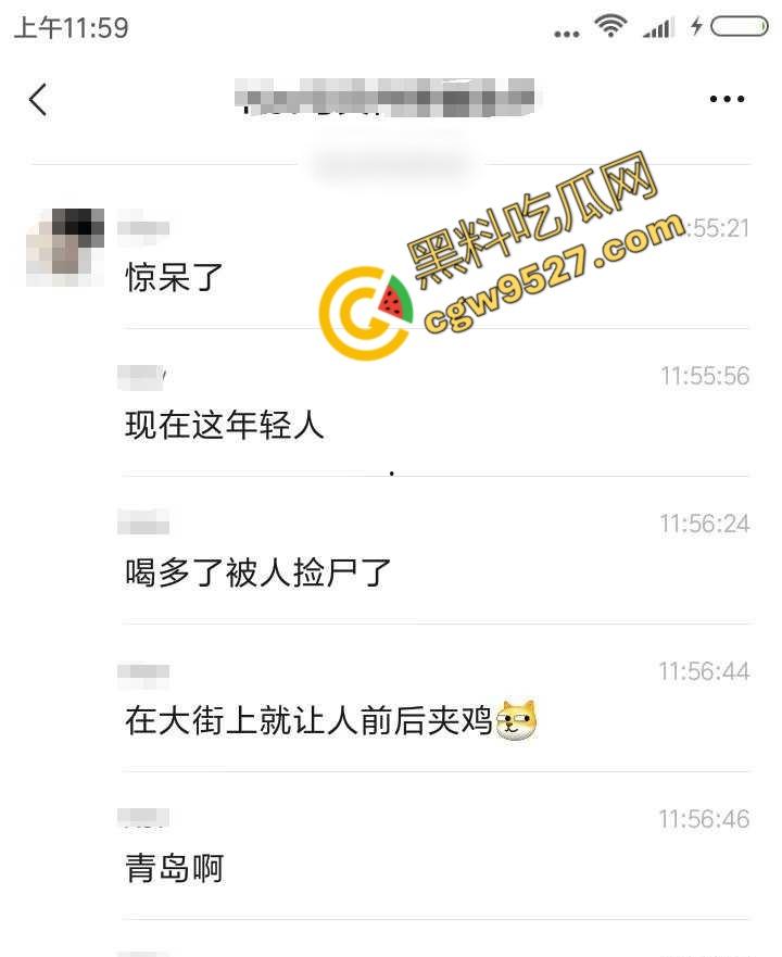 山东女子醉路边惨遭两男子轮奸！两男子色胆包天激情3P被监控全程记录，路过行人震惊不已不敢直视-9