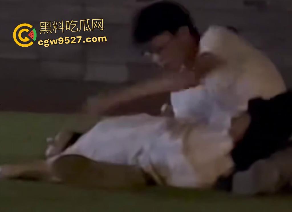 七夕邹城小情侣在草坪饥渴亲嘴，男生苦苦哀求女生吃鸡巴，吃完直接躺地上，这酒店钱都不用出了！-6