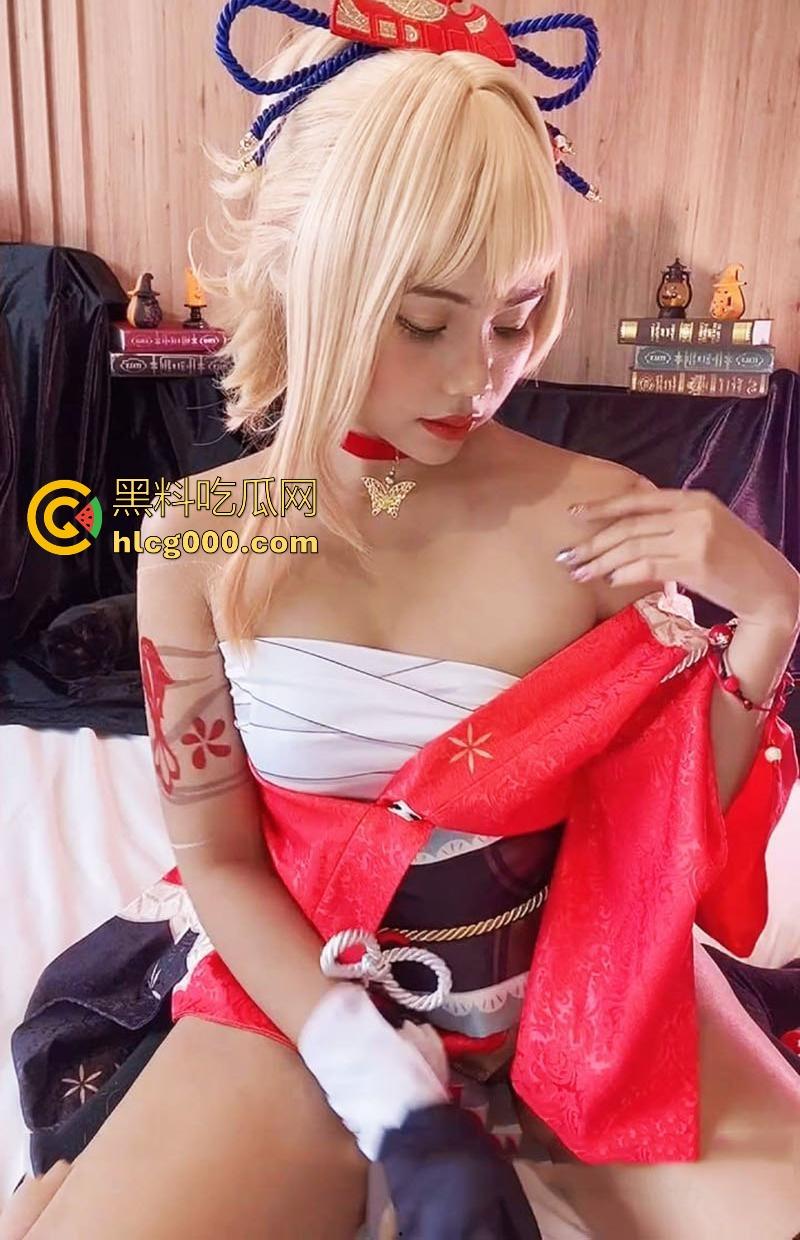 性感福利姬【darkrabbithouse】最新Cos写真流出,原神Yoimiya掰开骚逼道具自慰,每帧堪比电影大片!-1