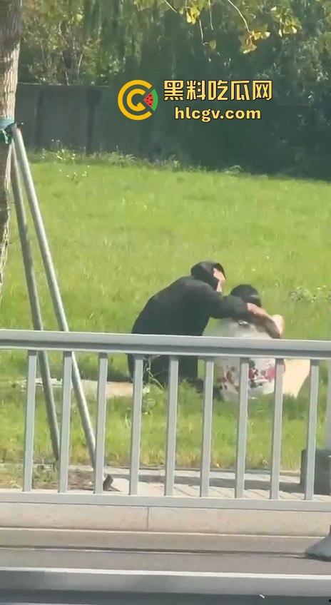 江苏街头霸道总裁当众发狂！大庭广众之下草坪硬上女伴，女性安全真的没个谱！-7
