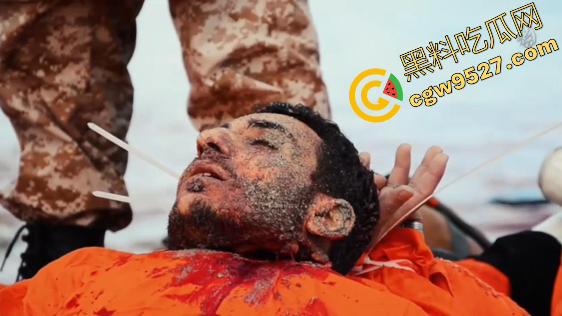 血染海滩!印度刽子手的恐怖行刑现场,犯人被无情割头,现场血流成河,恐怖至极,胆小者勿入!-12