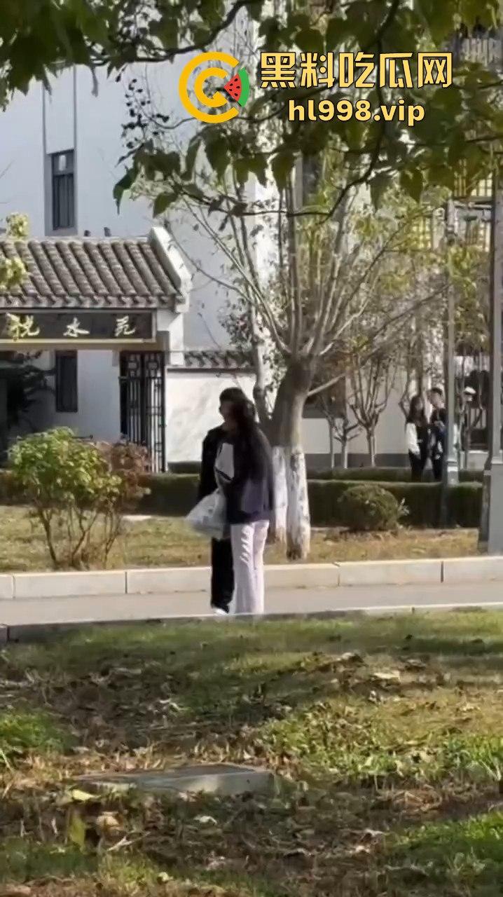 大连庄河大学城惊现校服女引发血案!黑衣男被两学生哥误会暴揍,女子都拦不住!-2