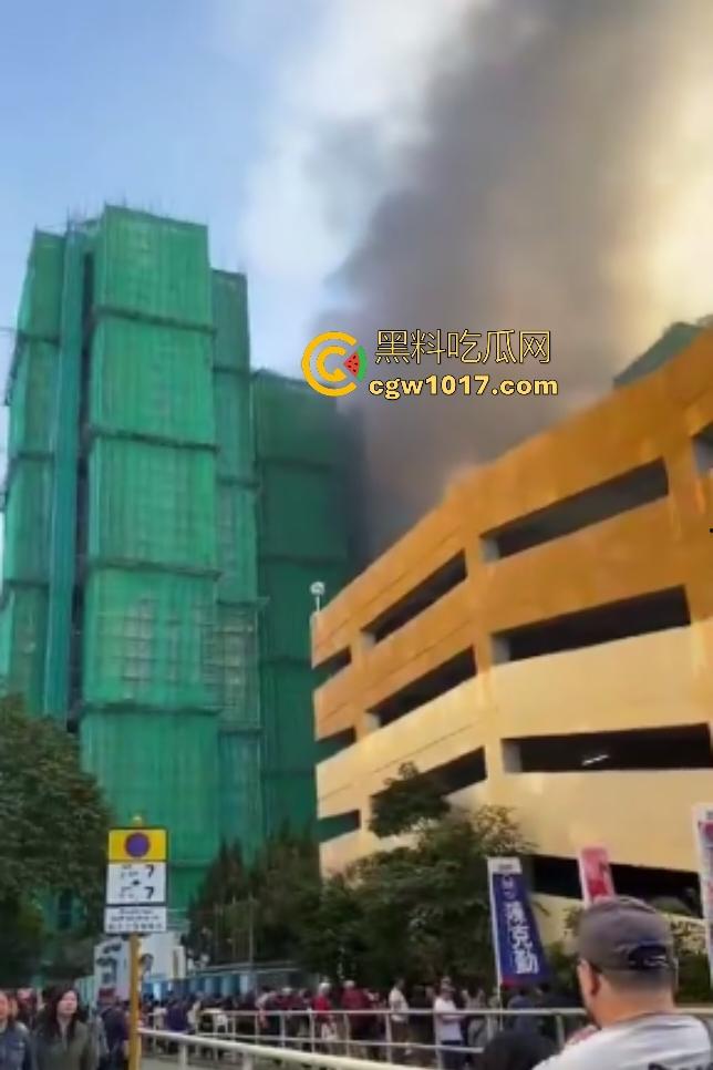 11月26日香港大埔宏福苑五级大火，维修外墙竹架起火不阻燃材料猛烧7栋31层大楼，要不是材料劣质能起火吗？-1