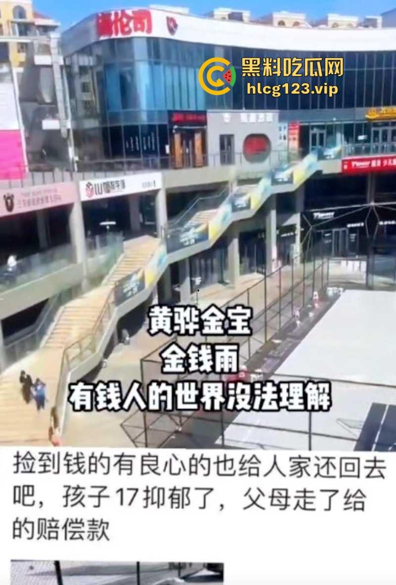 天降人民币!河北黄骅小孩哥在父母双亡后精神出现问题 竟然高空扔钱!-1