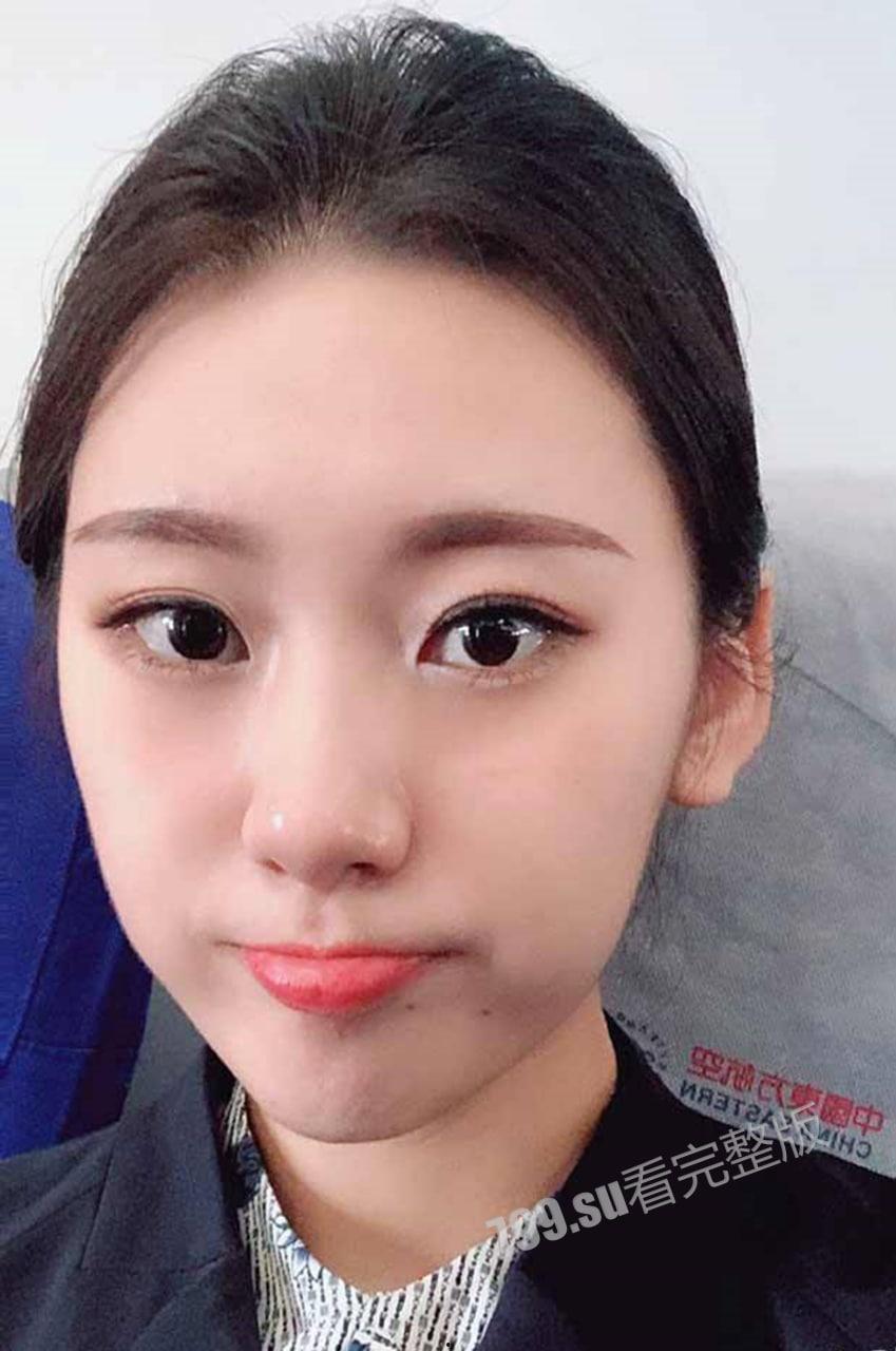 【网曝门事件】超靓东航空姐 韩 X 和男友性爱私拍流出-6