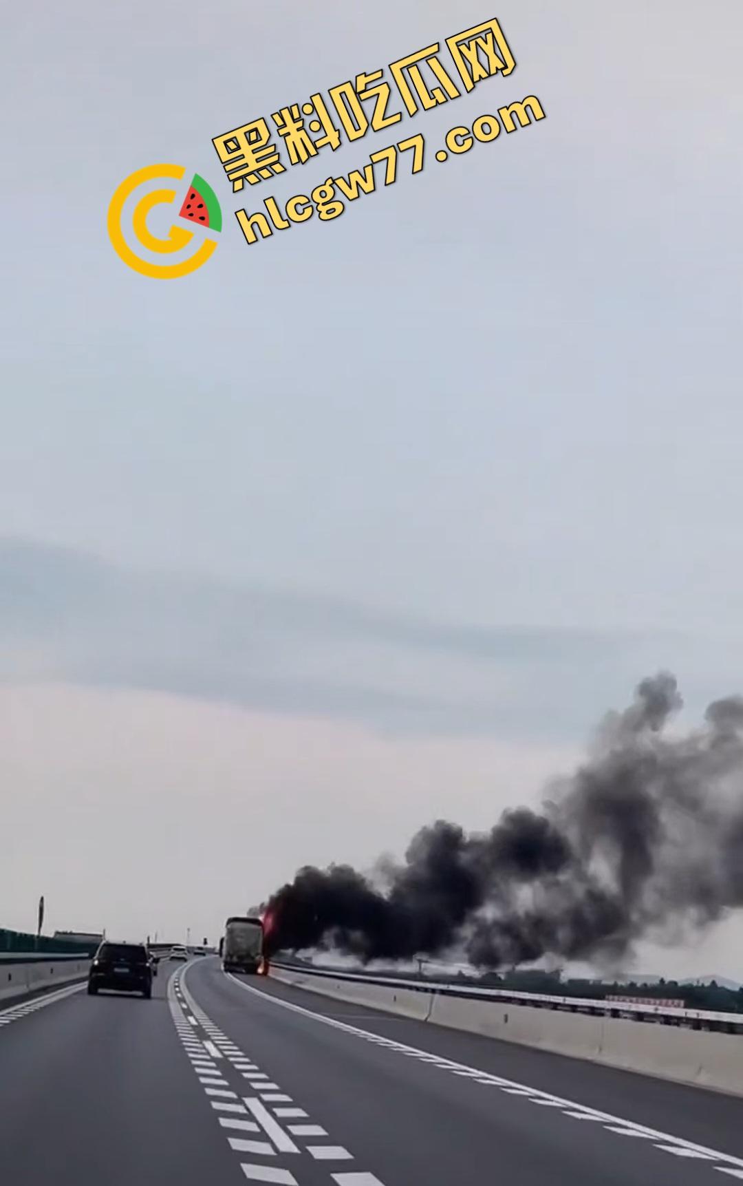 合肥德上高速丰乐河大车因小鸟撞爆油箱可疑引火，司机和消防员被炸飞牺牲！-8