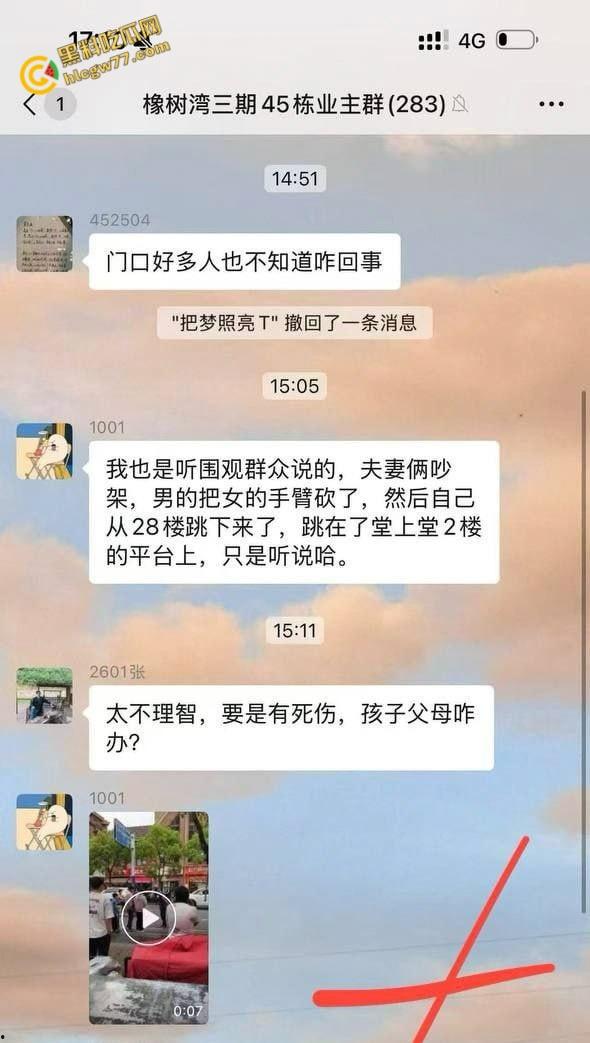 合肥橡树湾血案震魂！夫妻争吵变屠场：断臂惨剧后男子跳楼，爱恨情仇炸裂全网!-1