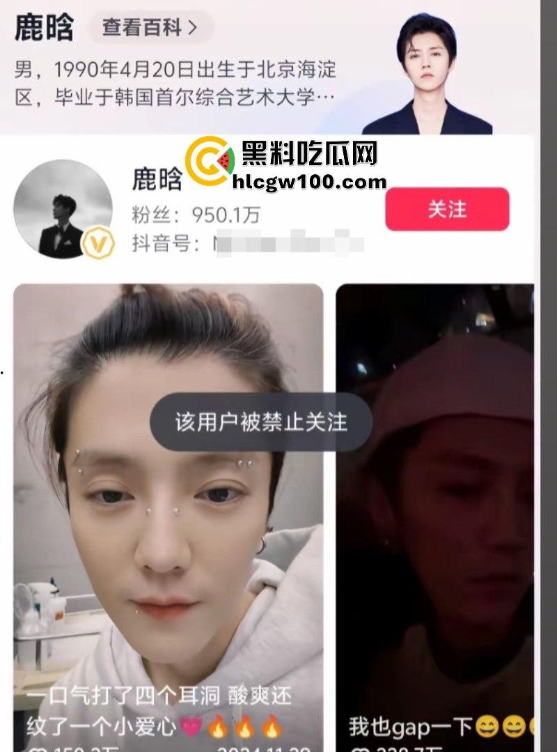 顶流明星【鹿晗】抖音直播竖中指 粉丝质疑飙脏话怒怼黑丝 这还是小仙女们追捧的无法复制的初代顶流吗!-4