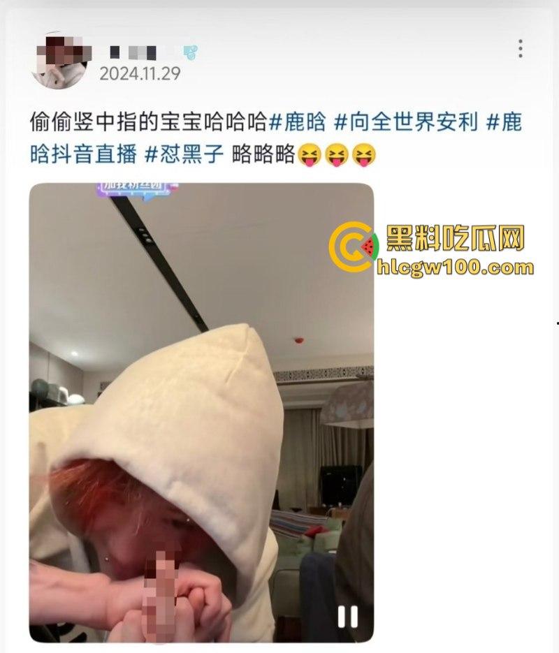 顶流明星【鹿晗】抖音直播竖中指 粉丝质疑飙脏话怒怼黑丝 这还是小仙女们追捧的无法复制的初代顶流吗!-6