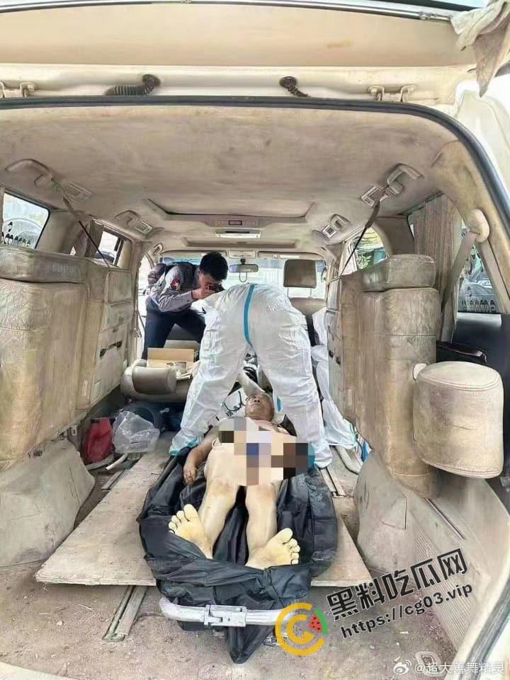 缅甸电诈 四大家族之一的【明学昌】被自杀，尸体拉到中缅边境做尸检 儿子和姑姑自首 现场画面曝光！-6