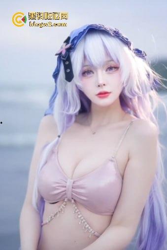 B站主播『图图堡』海边真空写真爆出，美鲍都快从比基尼里蹦出来，有没有鉴鲍大师给个评价，这品相算极品吗？-15