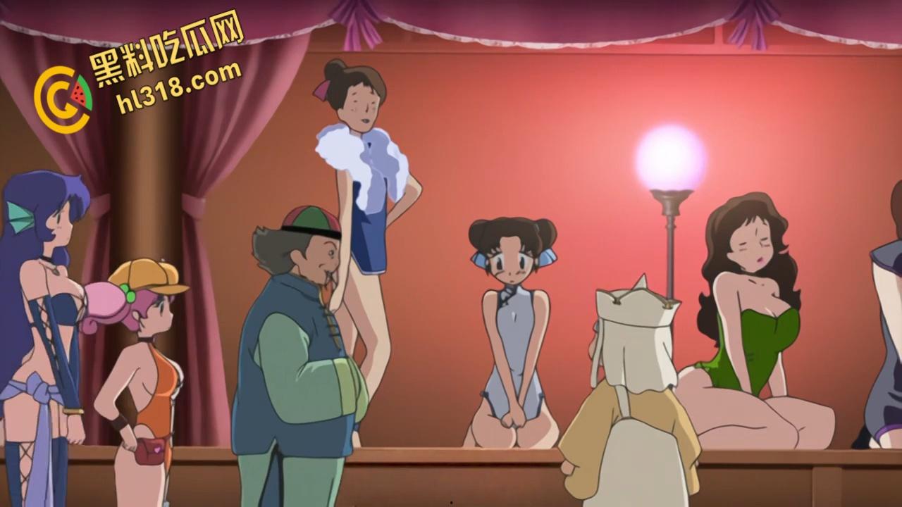 日本动漫《治愈队西游记》，师徒四人误入按摩店，唐僧被情趣女妖缠身，悟空大战巨乳妖怪 !-3