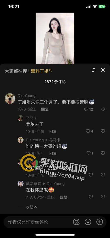 抖音百万粉丝博主【丁姐】断更一年 疑似下海 这一行卷到这种程度了吗 还是当博主很难挣钱了-2