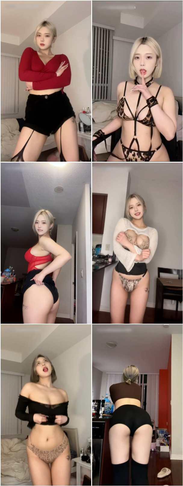 抖音120+W粉 多肉小野猫  八十多部微密圈视频大合集(全网最完整版)  诱惑眼神都快拉丝，肉肉型女人谁不爱呢-6