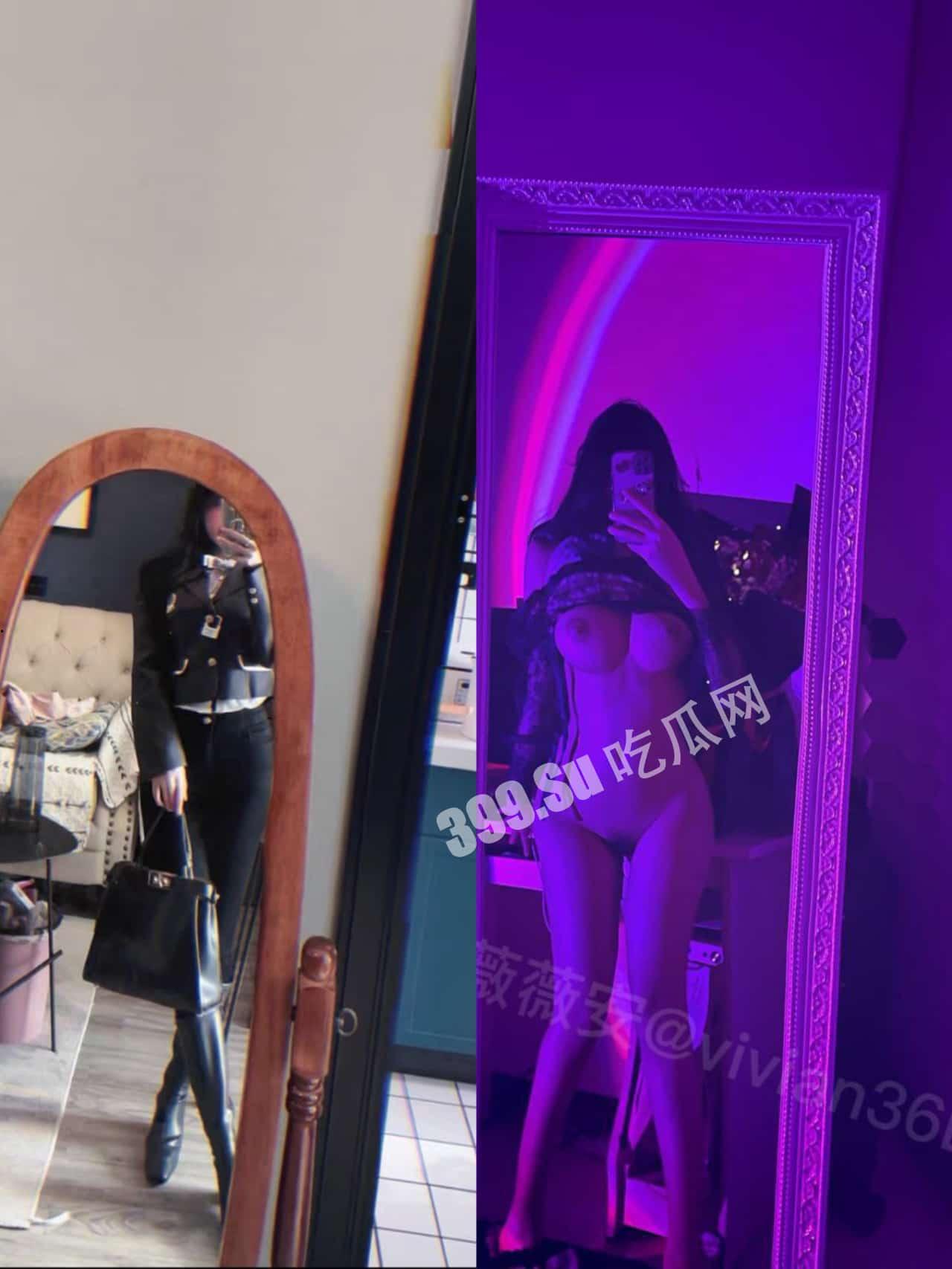 #福利姬 水手服美少女 #推特 #薇薇安 圆润翘臀骑乘阳具 #高潮 流下一滩淫汁-3