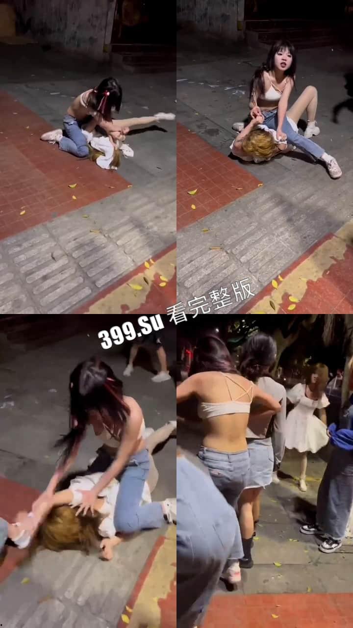 仙女打架篇  全员武行 极限拉扯 不过为什么都能把胸给打出来-2