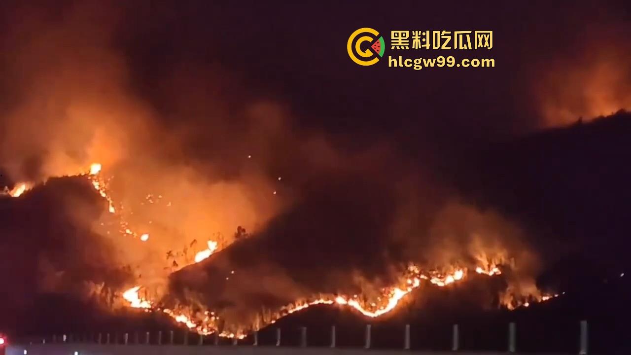 山火频发！肇庆四会下帅出中州方向突发森林火灾，火势蔓延极快，现场堪称恐怖炼狱。-3