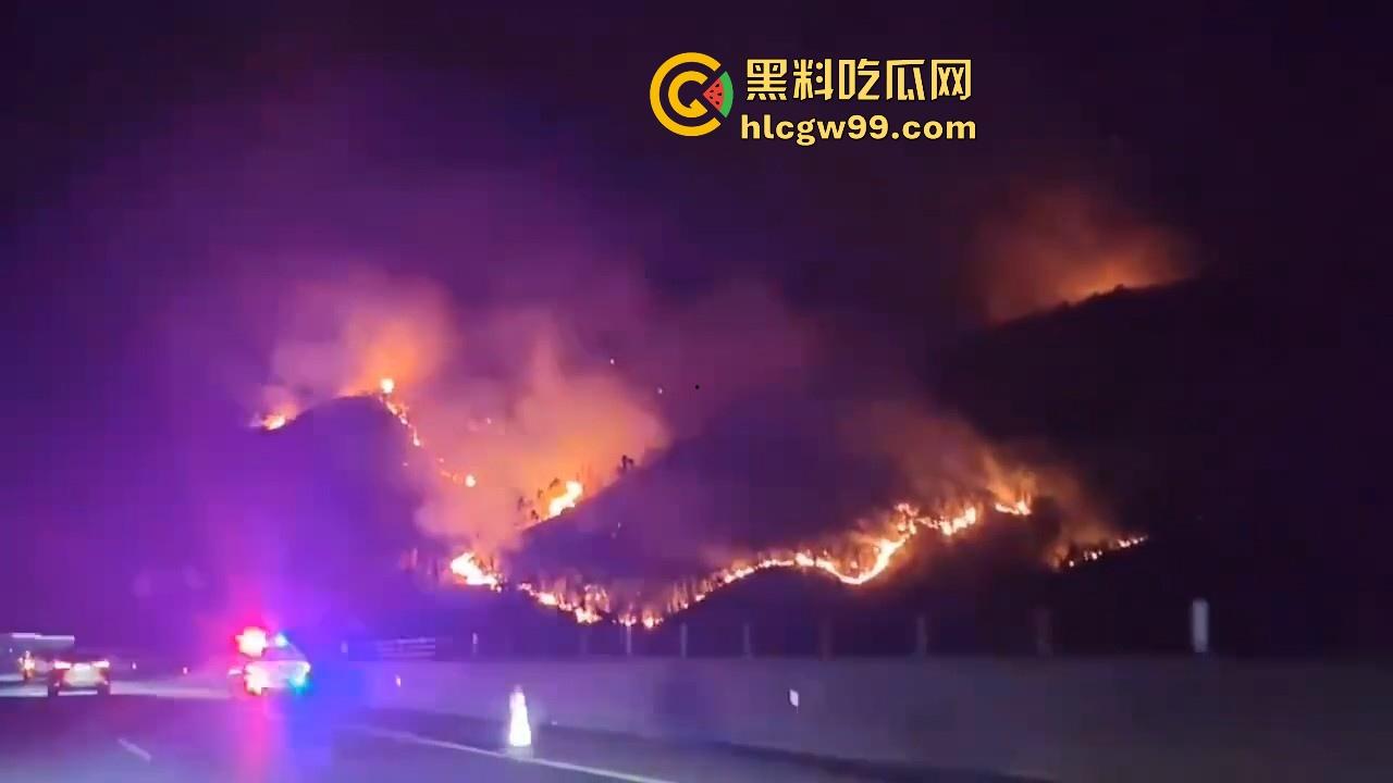山火频发！肇庆四会下帅出中州方向突发森林火灾，火势蔓延极快，现场堪称恐怖炼狱。-5