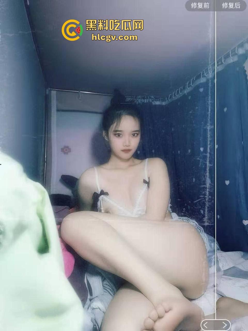 河北大学C杯大三学姐【李梦非】宿舍自拍视频外流！内衣诱惑让人顶不住，极品身材火辣到炸！-2