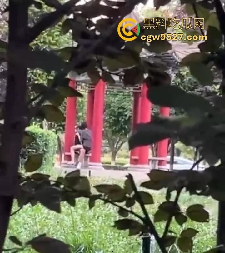 西安医学高等专科学校凉亭瓜！学生情侣大白天在凉亭里面激情骑乘，狂扣骚逼，大白天上演活春宫图！-7