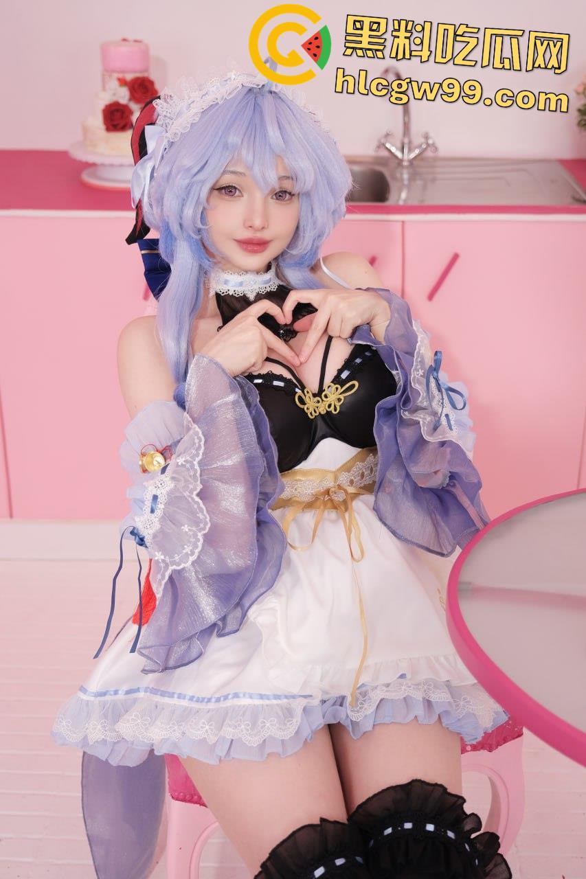 推特【HidoriRose】Cos原神甘雨！欧美淫娃极品E奶，肥臀白虎美鲍被后入-6